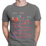 Retro Arcade T-Shirt - Dark Grey / XXXL - Naviacraft Studios AB