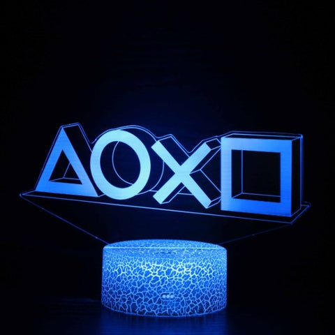 Gaming LED Lamp - D / Cracked - Naviacraft Studios AB