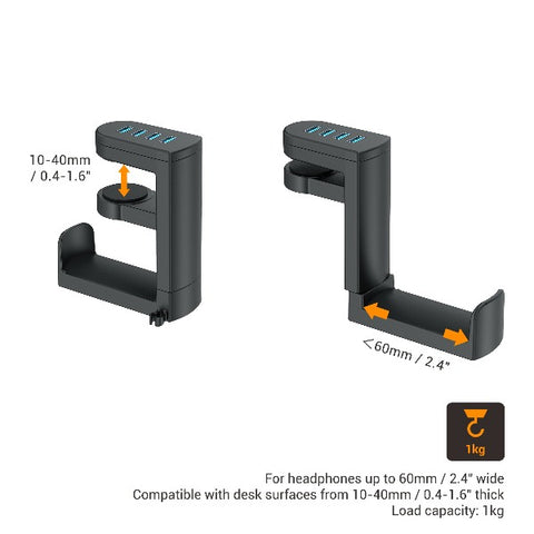 Desktop Swivel Headset Mount - Naviacraft Studios AB